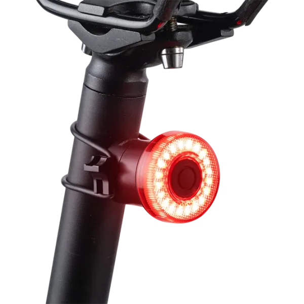 Велосипедный фонарь Rockbros Tail Light Break Sense Черный Красный photo 1