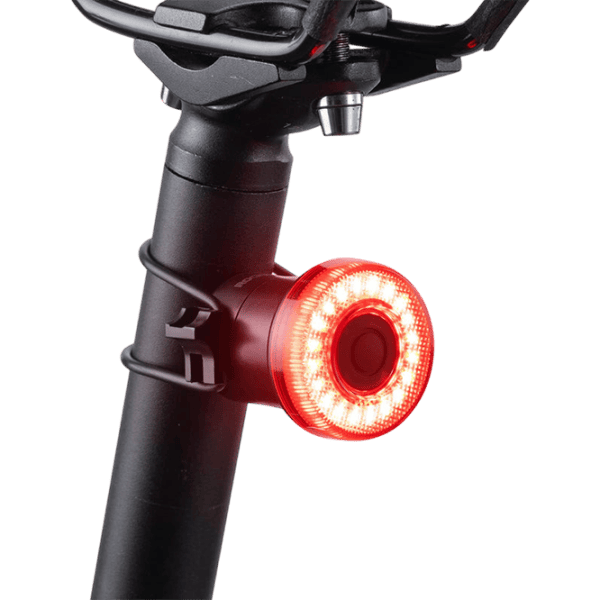Велосипедный фонарь Rockbros Tail Light Break Sense Черный Красный photo 1