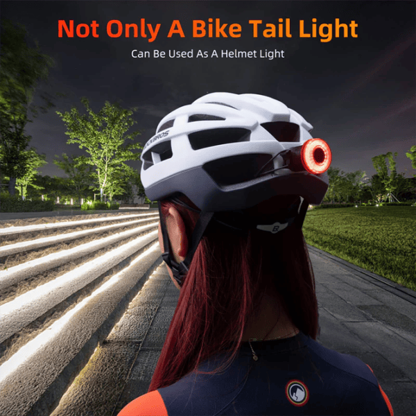 Велосипедный фонарь Rockbros Tail Light Break Sense Черный Красный photo 7