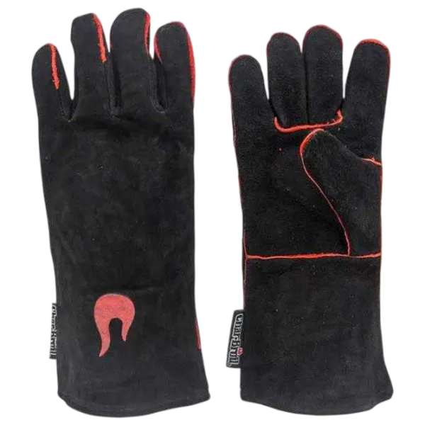 Mănușă pentru grătar Char-Broil Real Leather Grilling Gloves Piele / Black photo 1