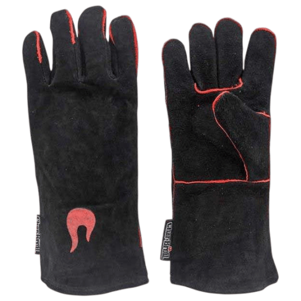Mănușă pentru grătar Char-Broil Real Leather Grilling Gloves Piele / Black photo 1