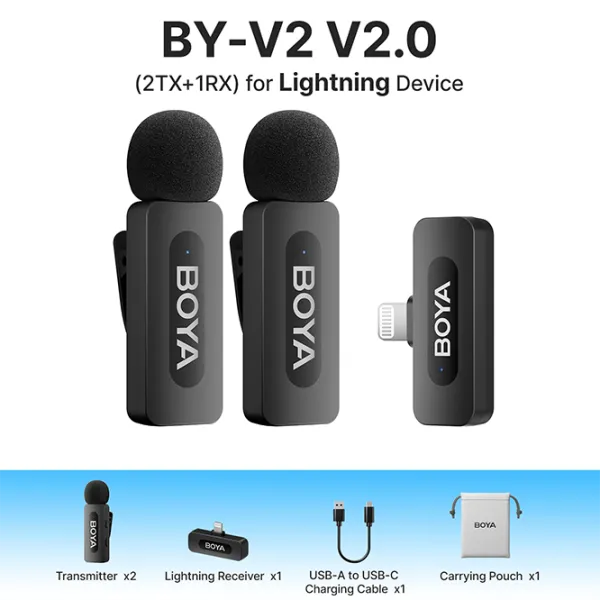 Microfon Boya BY-V2 Black photo 16