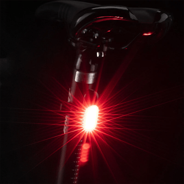 Lanterna bicicletei Rockbros COB Mini Tail Light Black Gray photo 2