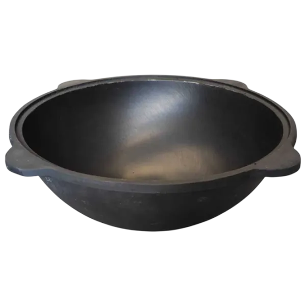 Котел Rishtan Uzbec WOK 22л / Чугун / Черный photo 3