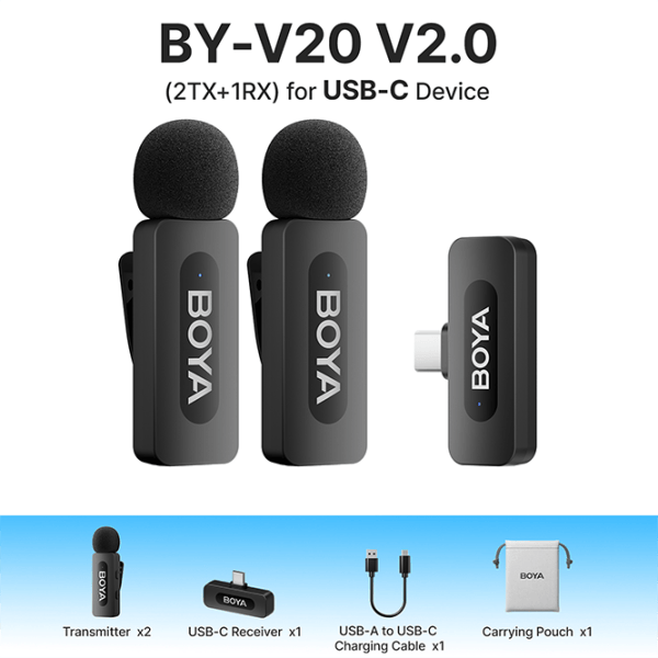 Microfon Boya BY-V20 Black photo 16