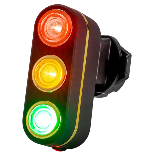 Велосипедный фонарь Rockbros Traffic Tail Light Brake Sense Черный Серый photo 1