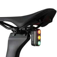 Lanterna bicicletei Rockbros Traffic Tail Light Brake Sense Black Gray photo 2