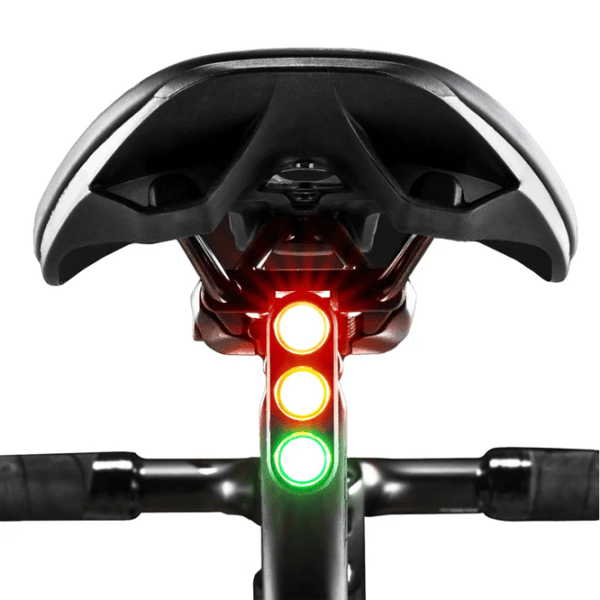 Велосипедный фонарь Rockbros Traffic Tail Light Brake Sense Черный Серый photo 6