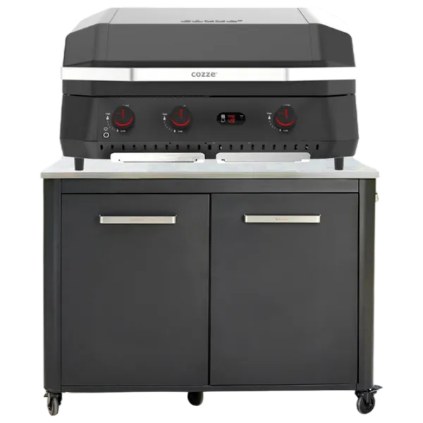 Grătar Cozze G-800 3 Burner Combo Plancha-Grill 90534+90505 Gaz / Mobil photo 1