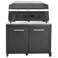 Grătar Cozze G-800 3 Burner Combo Plancha-Grill 90534+90505 Gaz / Mobil