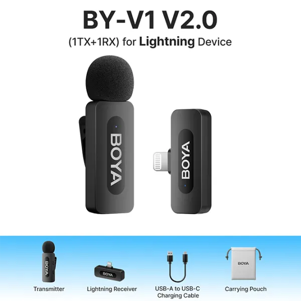 Microfon Boya BY-V1 Black photo 16