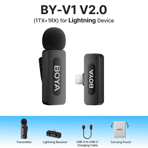 Microfon Boya BY-V1 Black photo 16