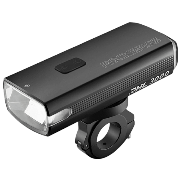 Велосипедный фонарь Rockbros RHL 3000LM Черный Серый photo 1