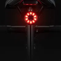 Lanterna bicicletei Rockbros Q1 Max Black Red photo 2
