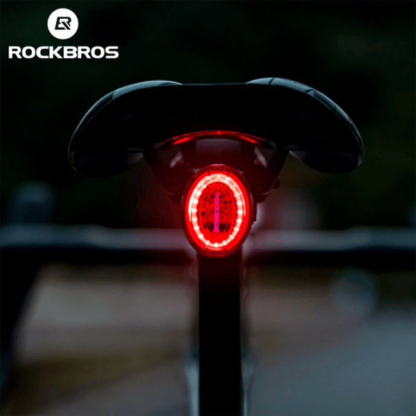 Велосипедный фонарь Rockbros LT-RR100 Черный Красный photo 6