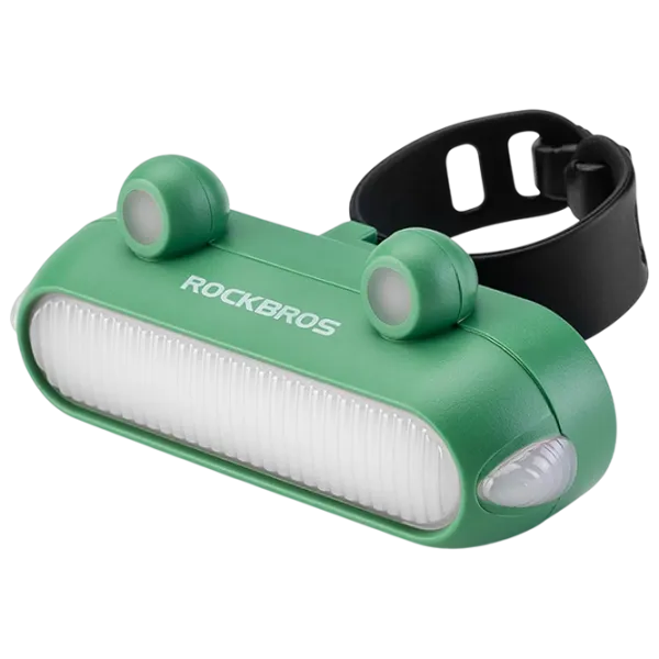 Велосипедный фонарь Rockbros Frog Tail Light Зеленый Черный photo 1