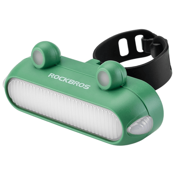 Велосипедный фонарь Rockbros Frog Tail Light Зеленый Черный photo 1