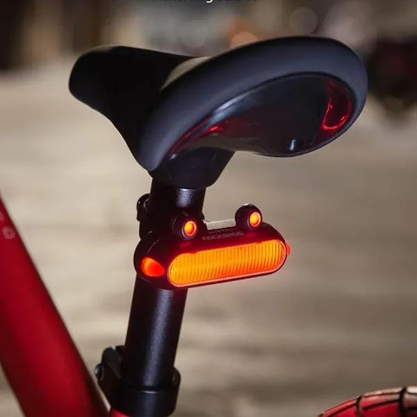 Велосипедный фонарь Rockbros Frog Tail Light Зеленый Черный photo 2