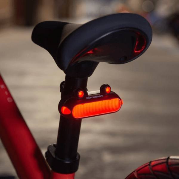 Велосипедный фонарь Rockbros Frog Tail Light Черный Синий photo 4