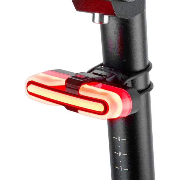 Велосипедный фонарь Rockbros Tail Light Brake Sense Черный Красный photo 1