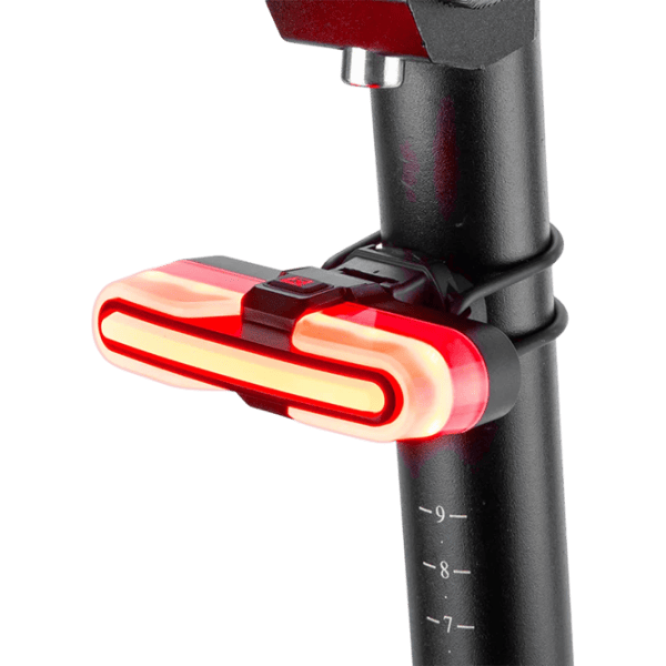 Велосипедный фонарь Rockbros Tail Light Brake Sense Черный Красный photo 1
