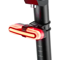 Велосипедный фонарь Rockbros Tail Light Brake Sense Черный Красный