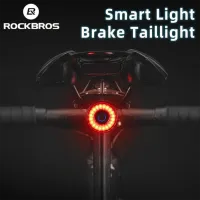 Lanterna bicicletei Rockbros Q3 Samurai Black Red photo 3