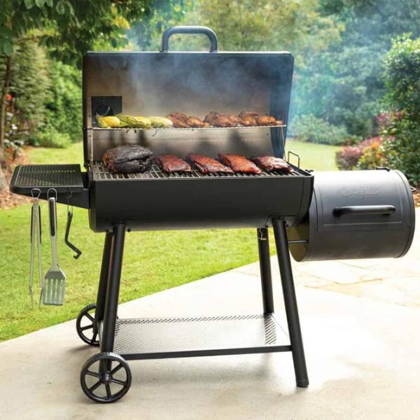 Grătar Char Griller Smokin' Pro CG-1733 Brichete, cărbuni / Mobil photo 9