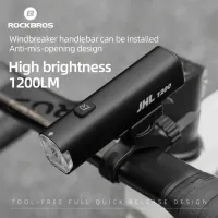 Велосипедный фонарь Rockbros JHL 1200LM Черный Серый photo 2