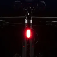 Lanterna bicicletei Rockbros COB Mini Tail Light Black Multicolor photo 4