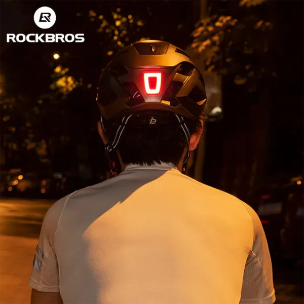 Велосипедный фонарь Rockbros Warning Tail Light Черный White photo 2