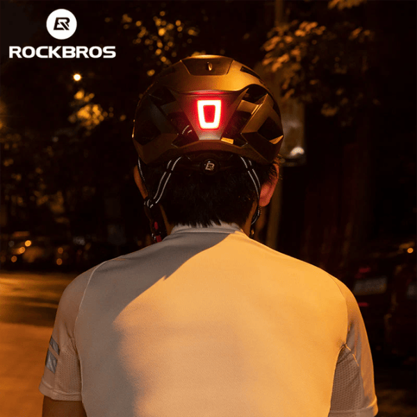 Велосипедный фонарь Rockbros Warning Tail Light Черный White photo 2