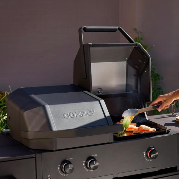 Grătar Cozze Quattro 900 3 Burner Combo 4in1 90452 Gaz / Portabil photo 4