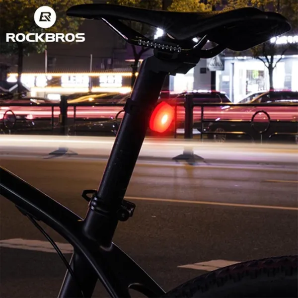 Велосипедный фонарь Rockbros TL905 Черный Красный photo 5