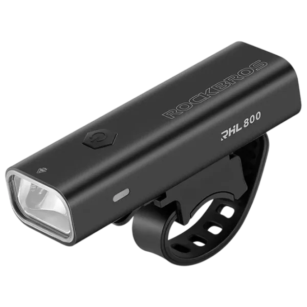 Велосипедный фонарь Rockbros RHL 800LM Черный Серый photo 1