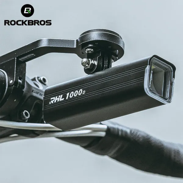 Велосипедный фонарь Rockbros RHL 1000LM Черный Серый photo 8