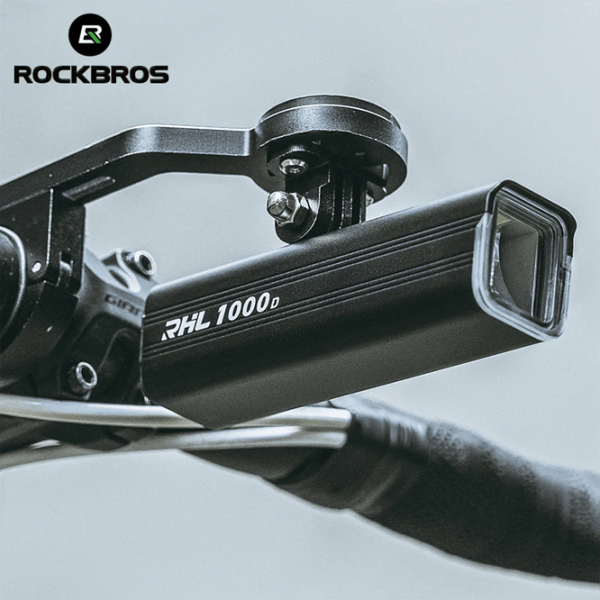 Велосипедный фонарь Rockbros RHL 1000LM Черный Серый photo 8