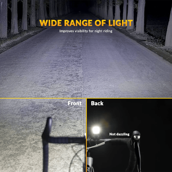 Велосипедный фонарь Rockbros RHL1500 Bike Light Черный Серый photo 4