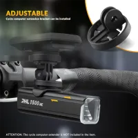 Lanterna bicicletei Rockbros RHL1500 Bike Light Black Gray photo 6