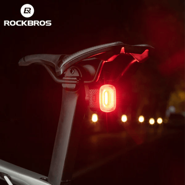 Велосипедный фонарь Rockbros Q2S Samurai Черный Красный photo 2