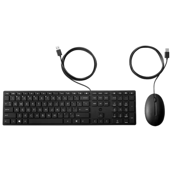 Tastatura & Mouse HP 320MK Cu fir / Black photo 1