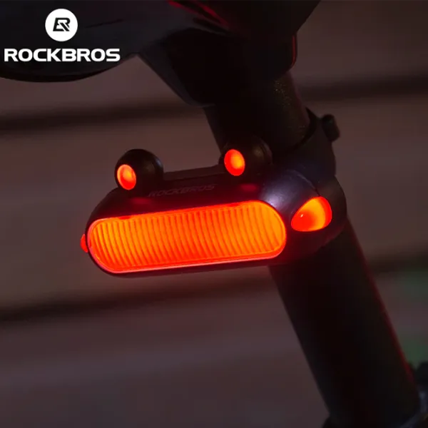 Велосипедный фонарь Rockbros Frog Tail RFL01 Черный Серый photo 4