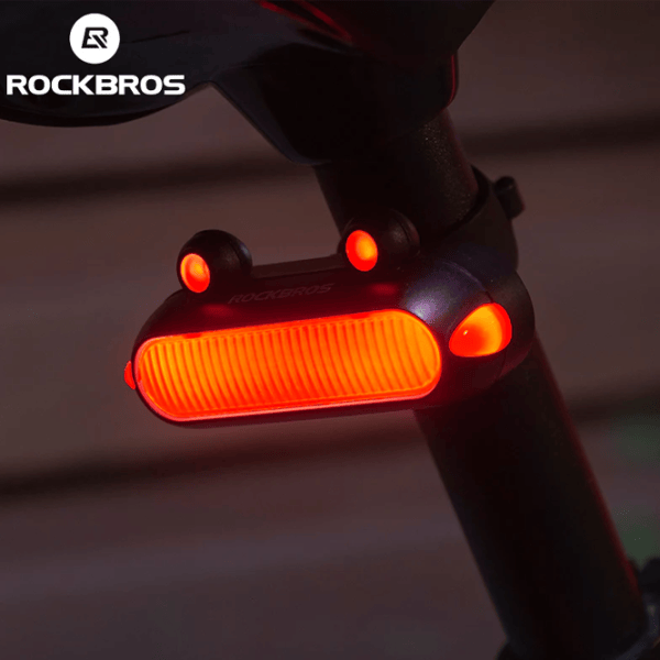Велосипедный фонарь Rockbros Frog Tail RFL01 Черный Серый photo 4