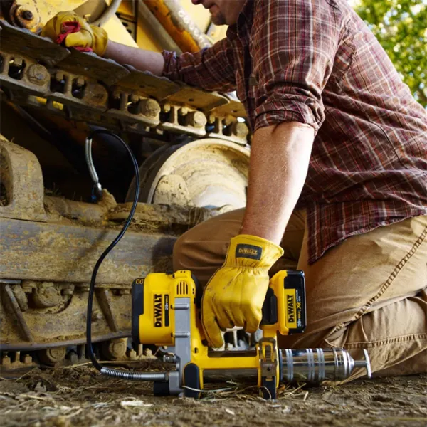 Pistol pentru gresare Dewalt DCGG571NK-XJ Yellow / Metal photo 4