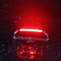 Lanterna bicicletei Rockbros Bike Tail Light Black Gray photo 2