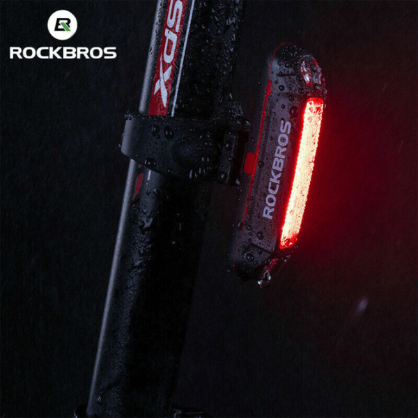 Велосипедный фонарь Rockbros Bike Tail Light Черный Серый photo 3