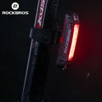 Lanterna bicicletei Rockbros Bike Tail Light Black Gray photo 3