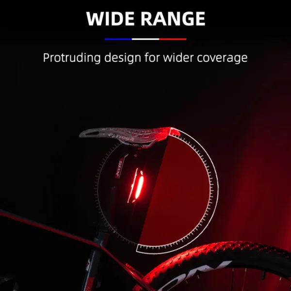 Велосипедный фонарь Rockbros Bike Tail Light Черный Серый photo 6