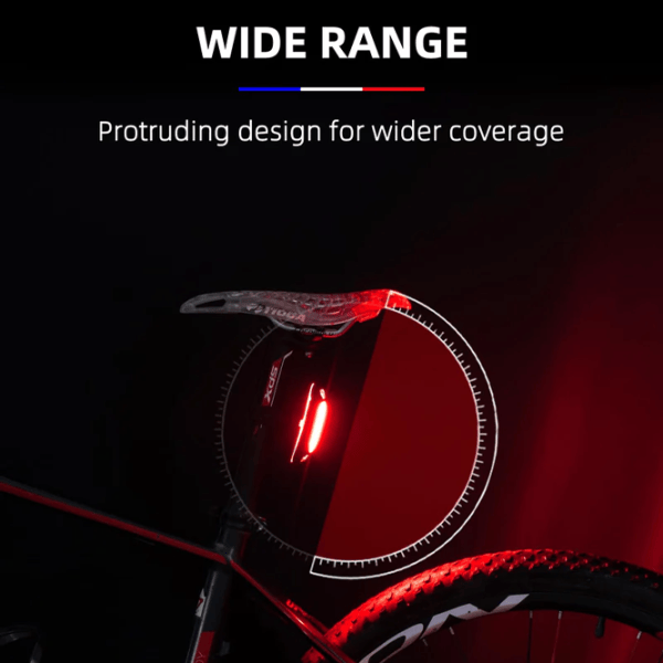 Велосипедный фонарь Rockbros Bike Tail Light Черный Серый photo 6