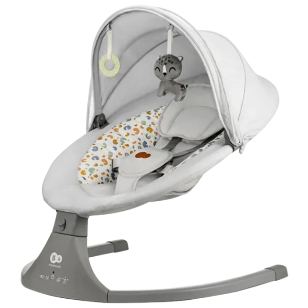 Leagăn pentru bebeluși KinderKraft Lumi 2 (KBLUMI02LGR0000) 9 kg/ Gray photo 1